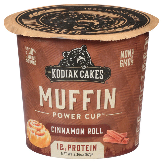 Kodiak Muffin Cup Cinnamon Roll 2.29 oz (Pack Of 12)