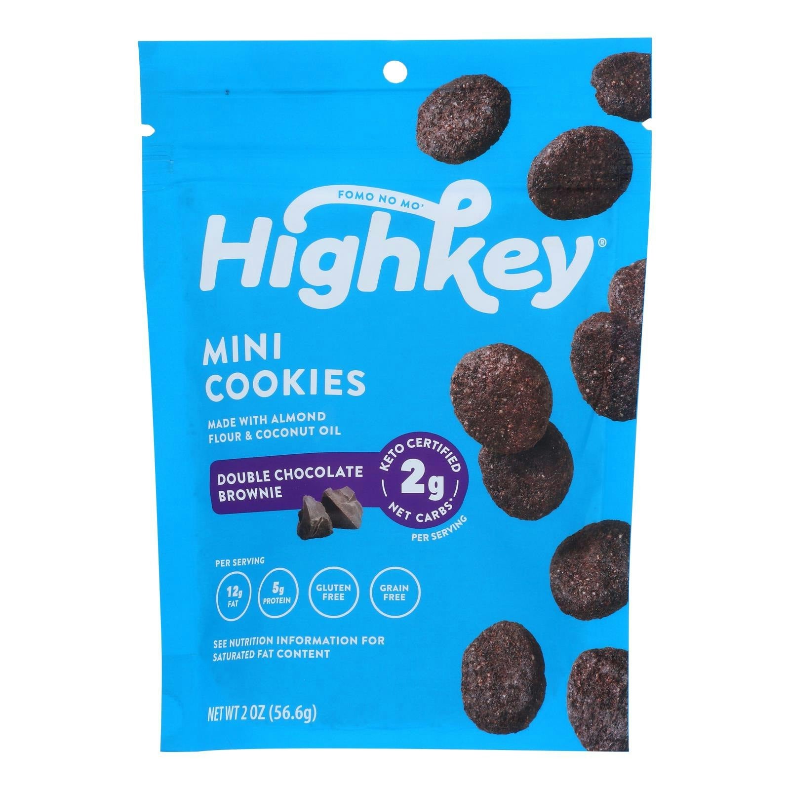 HighKey - Cookie Brownie Keto 2 oz (Pack of 6)