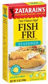 Zatarains Fish Fri Seasoned Seafood Breading Mix - 12 Ounce (Pack of 8)