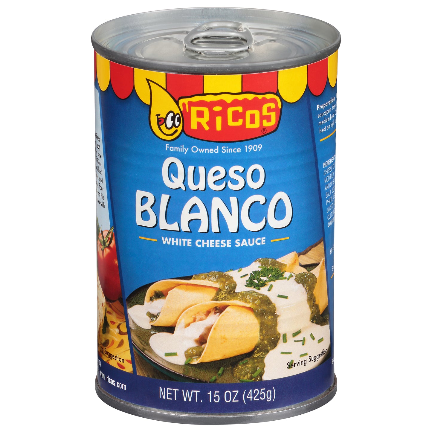 Ricos Sauce Queso Blanco 15 Oz (Pack Of 12)