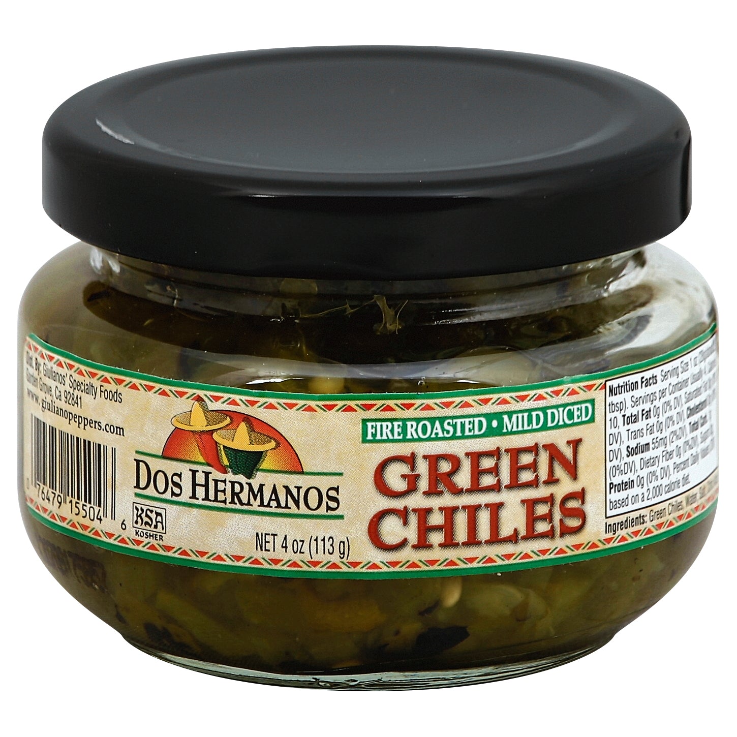 Dos Hermanos Chili Grain Dice 4 Oz (Pack Of 12)