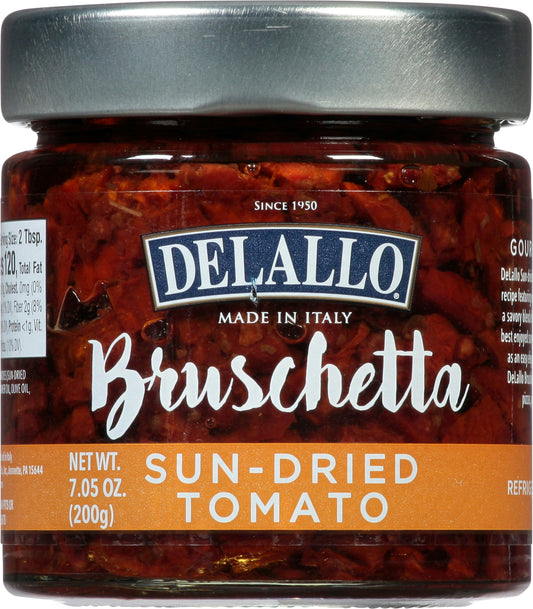 DeLallo Sundried Tomato Bruschetta - 7.05 Oz (Pack of 6)