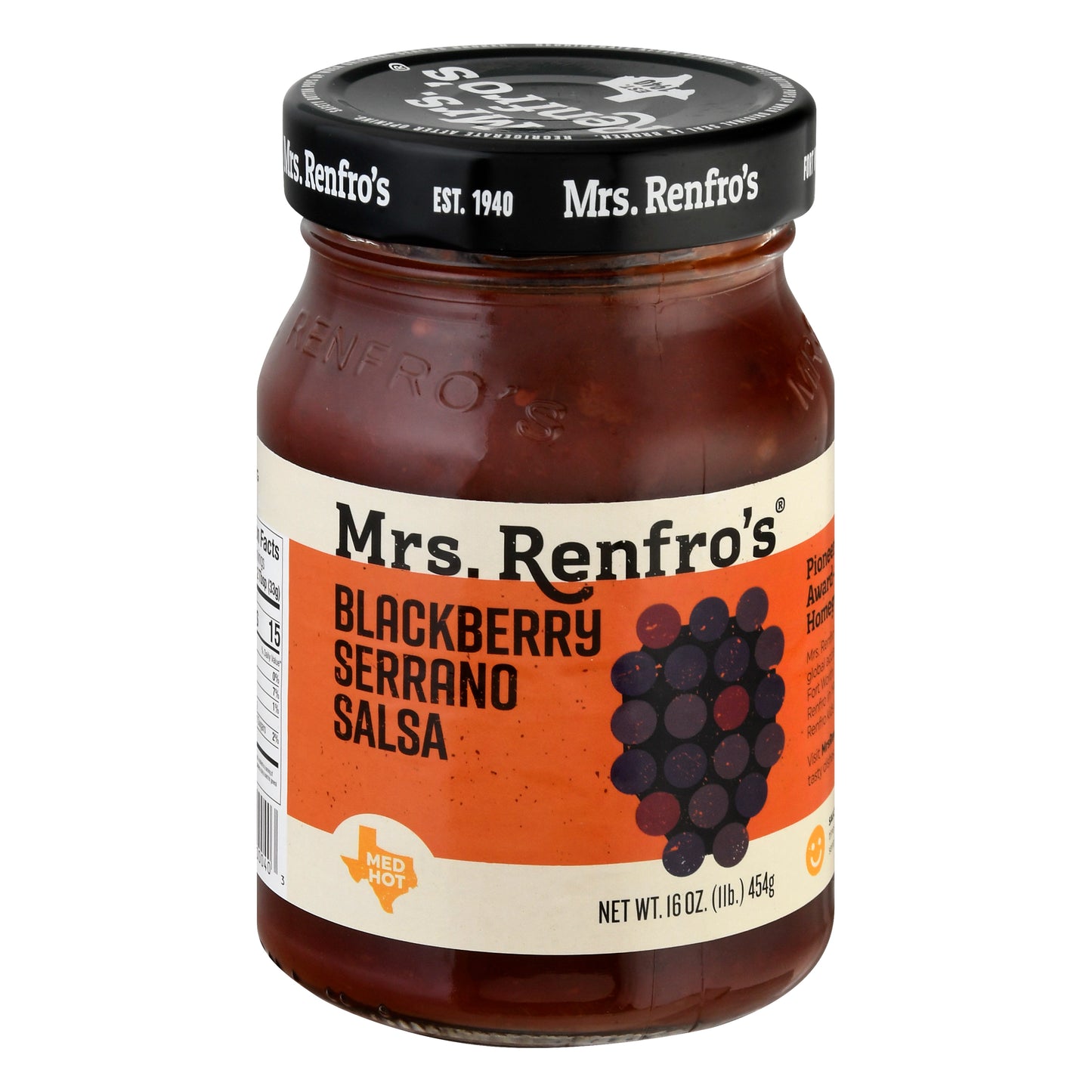 Mrs Renfro Salsa Blackberry Serrano 16 oz (Pack Of 6)