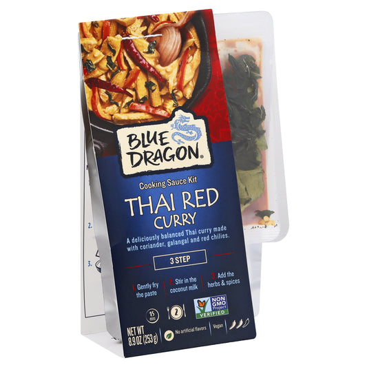 Blue Dragon Curry Kit Thai Red 3 Step 8.9 oz (Pack Of 6)