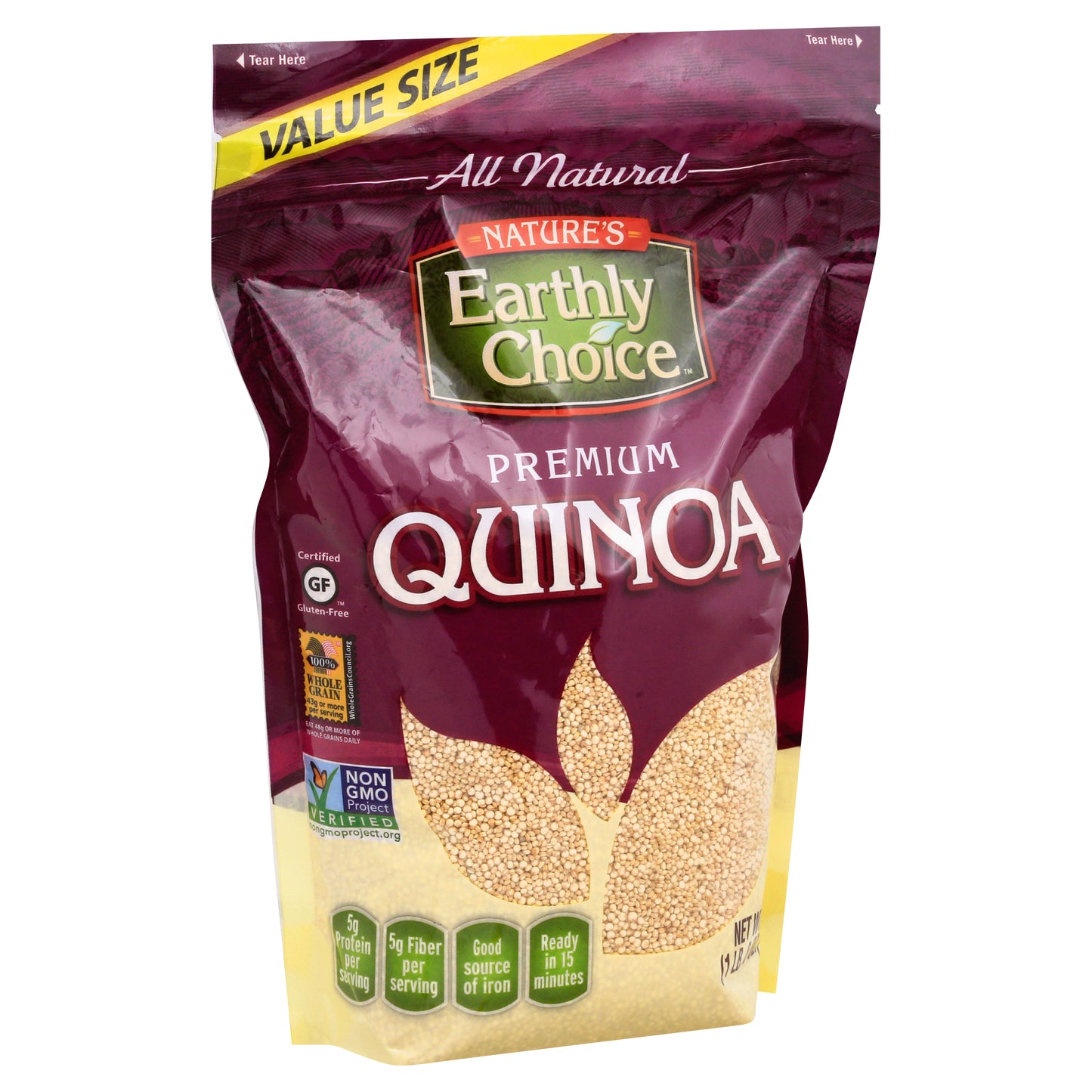 Natures Earthly Choice Grain Quinoa Gluten Free 24 oz (Pack Of 6)