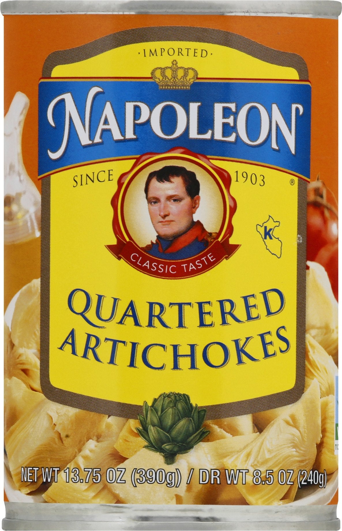 Napoleon Artichoke Quartered 13.75 Oz (Pack of 12)