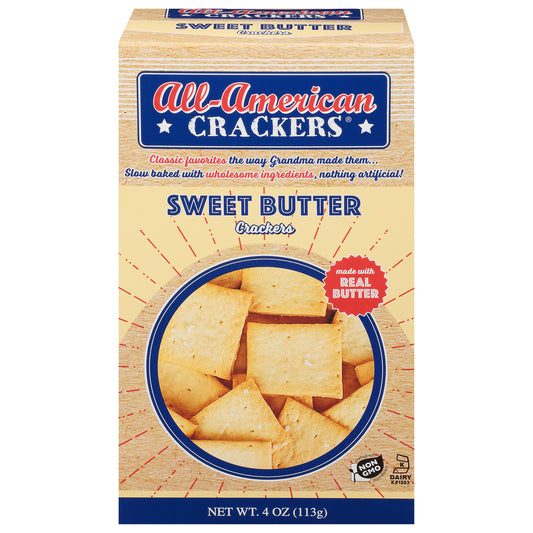 All American Cracker Sweet Butter 4 Oz (Pack Of 6)