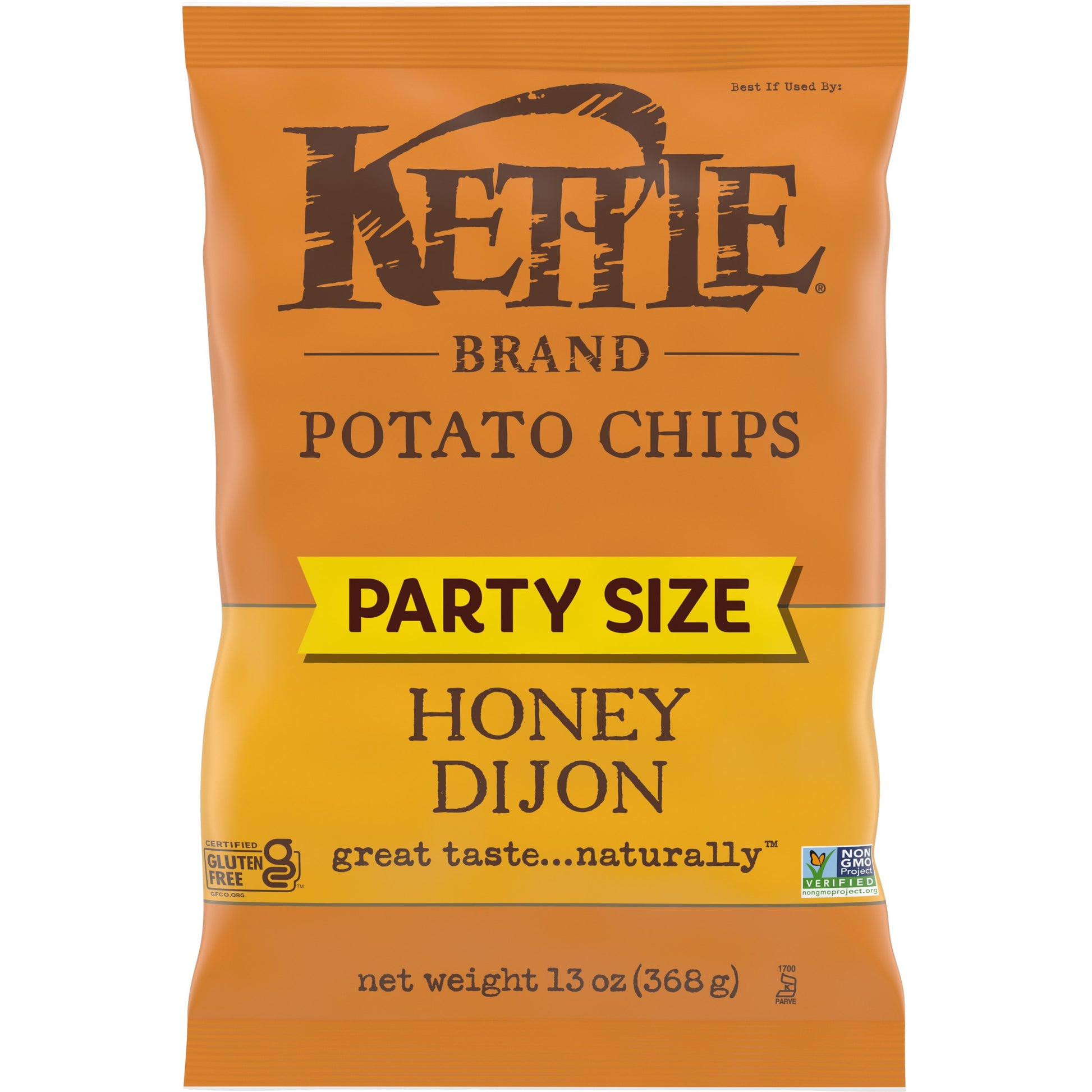 Kettle Foods Chip Potato Honey Dijon 13 Oz (Pack of 9)