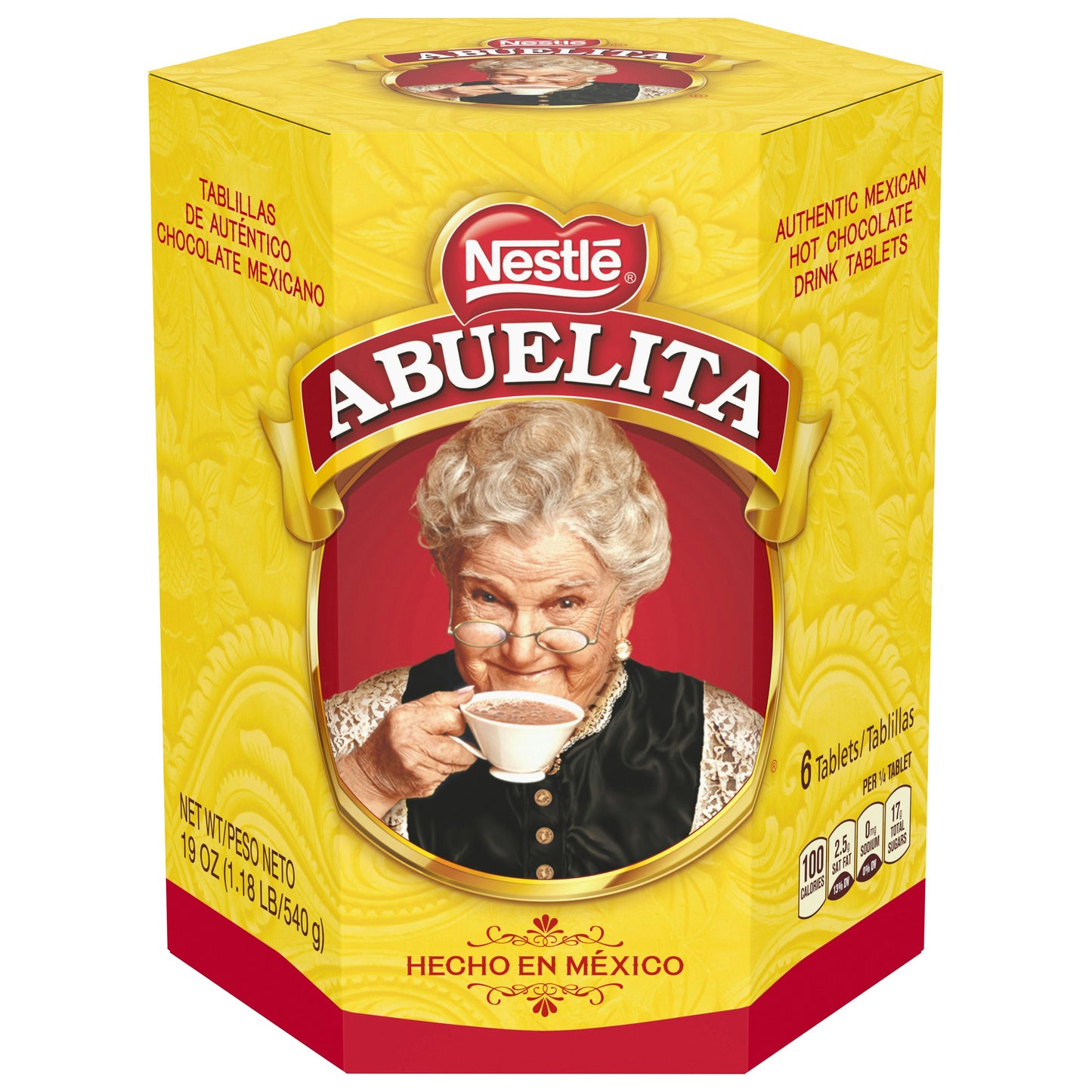 Abuelita Mexican Hot Chocolate Tablets - 19 Oz (Pack of 12)