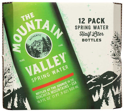 Mountain Valley Spring Water - 16.9 Fluid Ounce (Pack of 12)