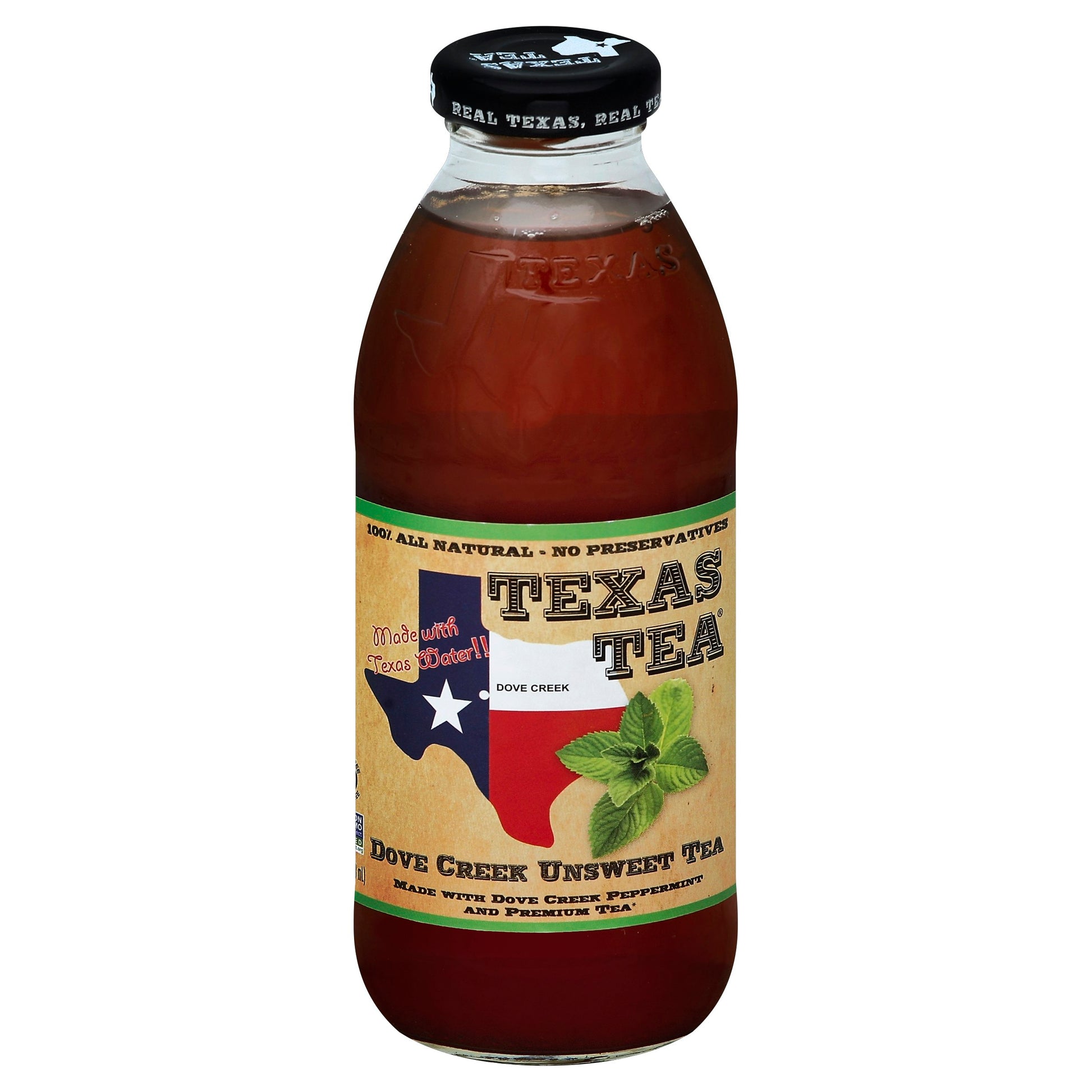 Texas Tea Tea Unsweetened 16 Fo Pack of 12