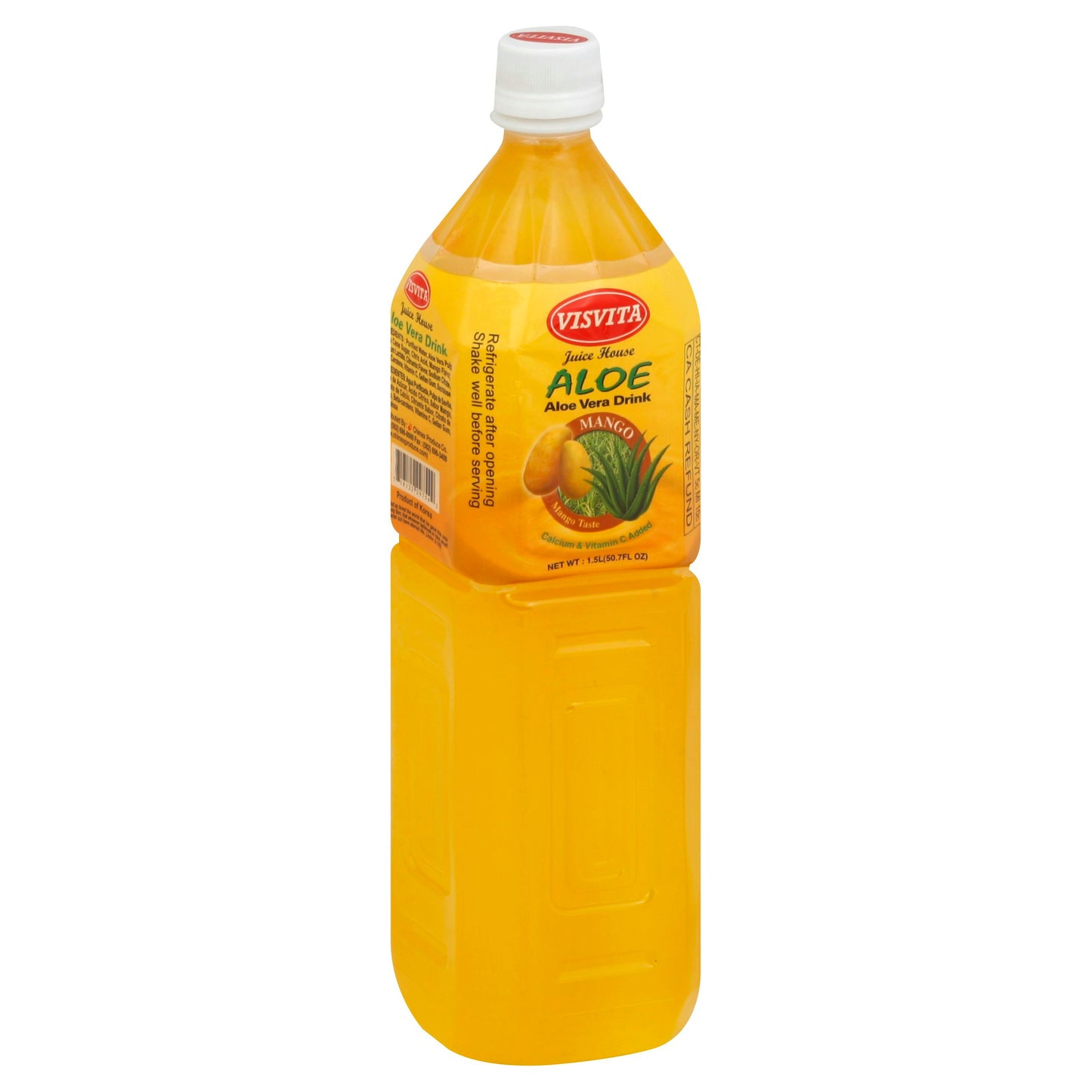 Visvita Juice House Aloe Vera Drink Mango 1.5 Lt Pack of 12