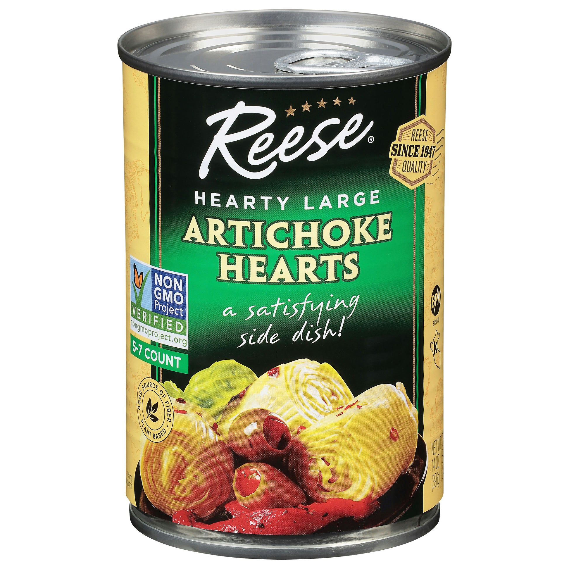 Reese Artichoke Hearts 5-7 14 oz (Pack of 12)