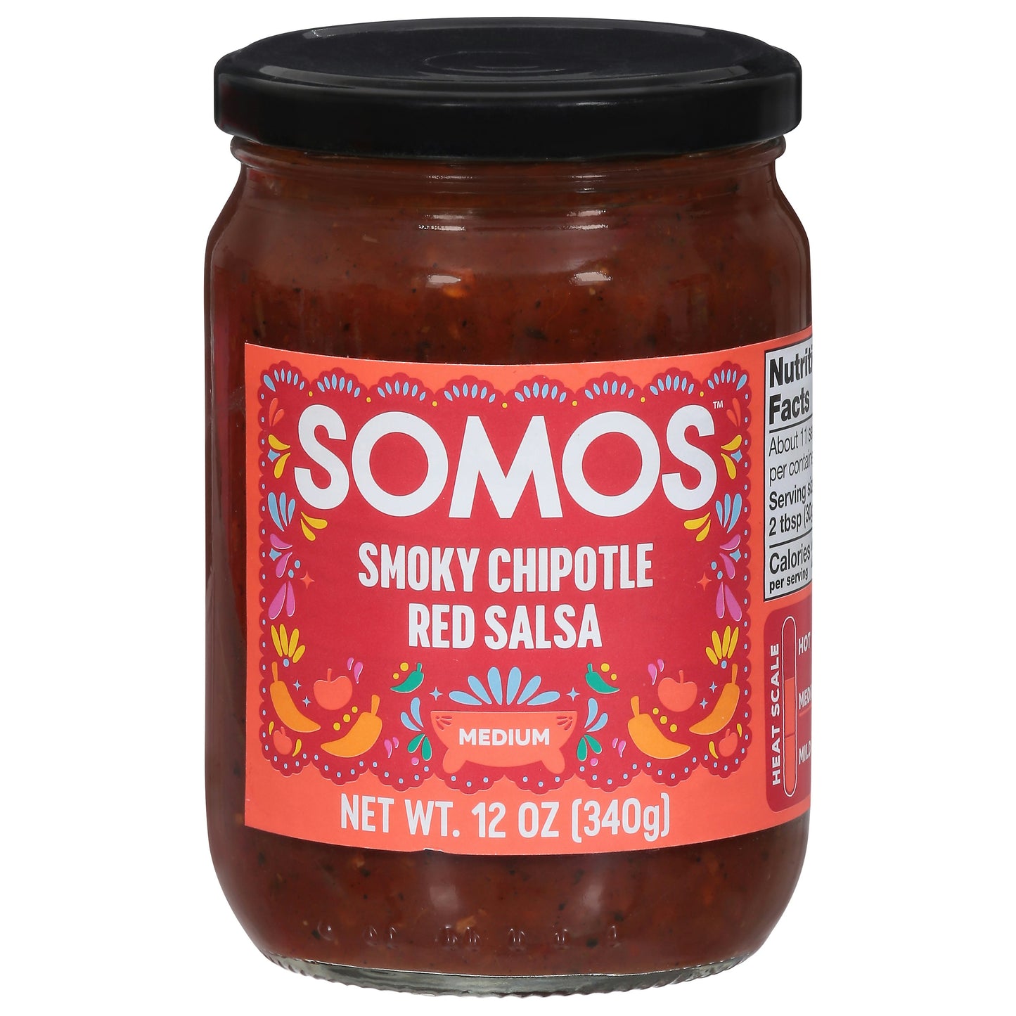 Somos Salsa Chipotle Smoky 12 oz (Pack of 6)