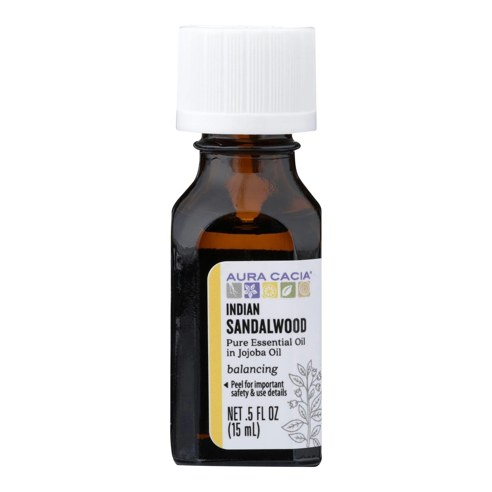 Aura Cacia - Ess Oil Indian Sandlewood - .5 FZ