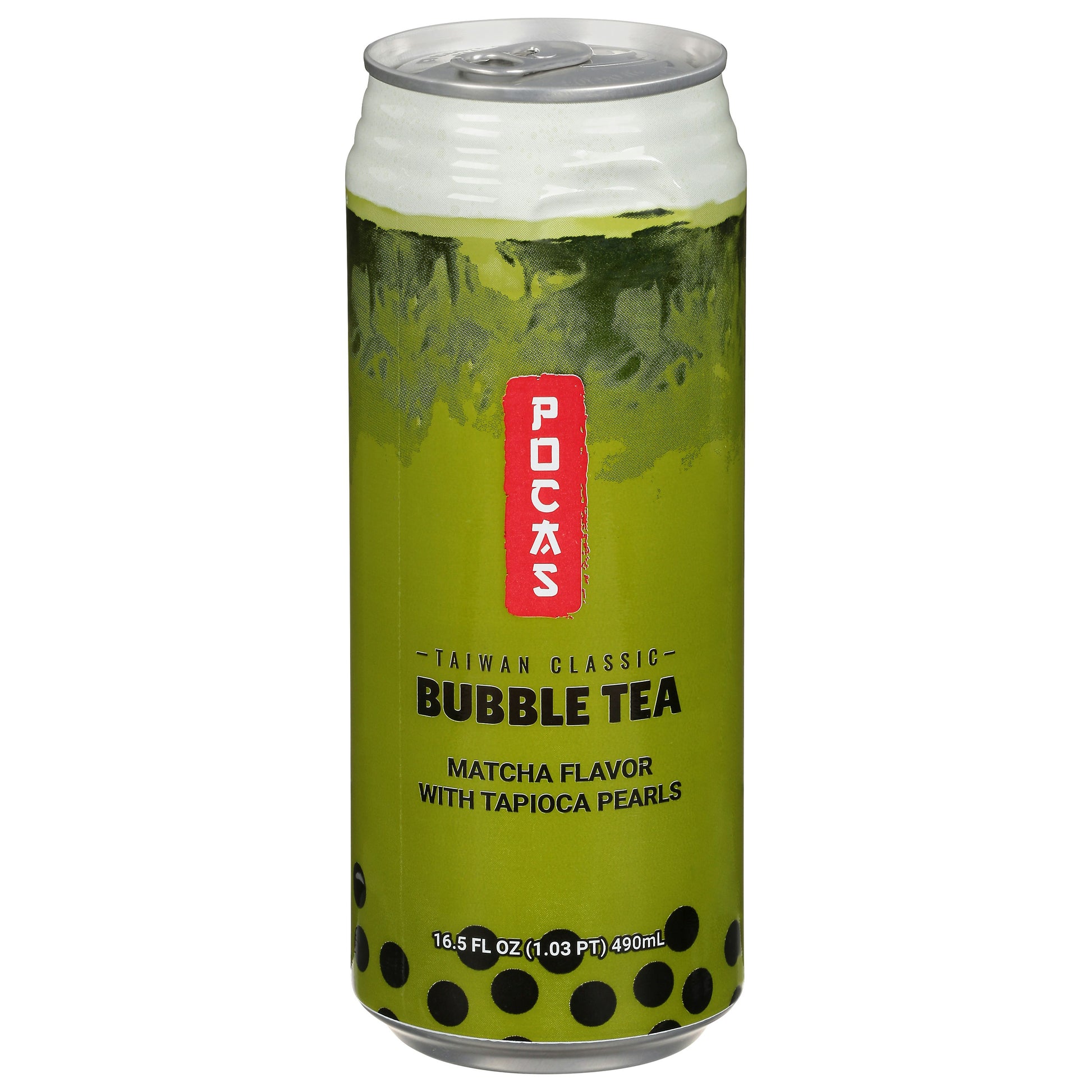 Pocas Tea Bubble Matcha 16.5 Fo Pack of 24