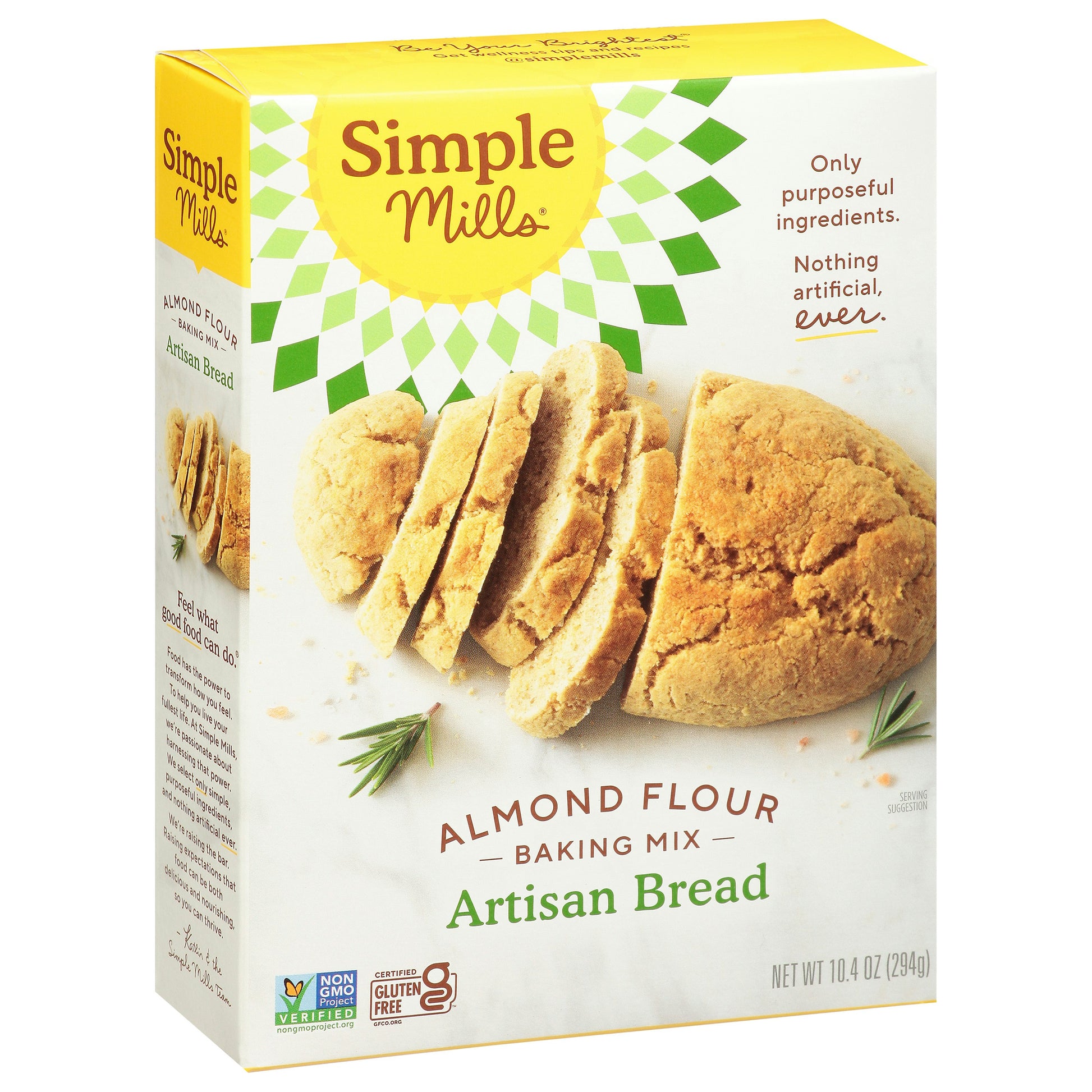 Simple Mills Mix Bread Artisan 10.4 oz (Pack of 6)