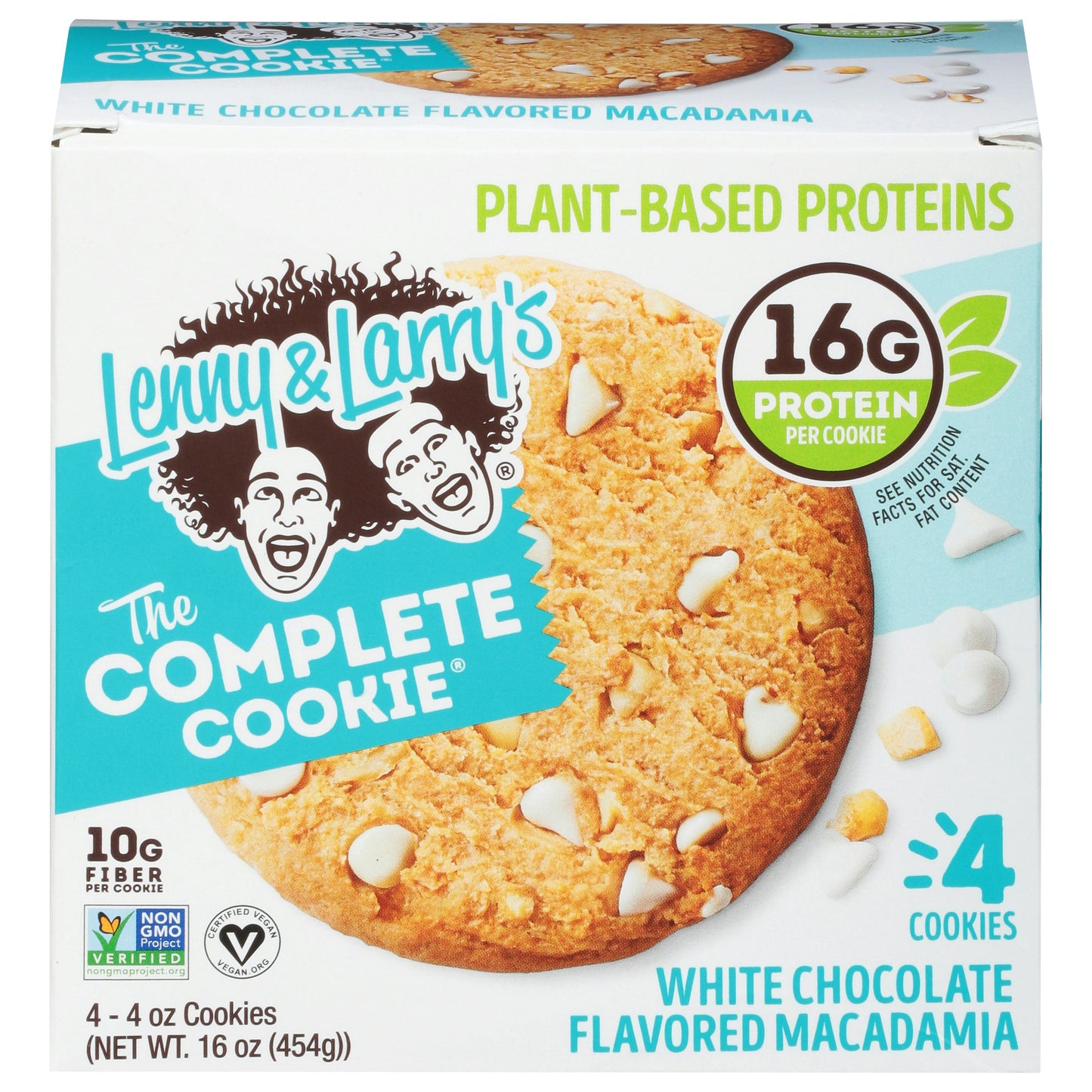 Lenny & Larrys Bar White Chocolate Mac 4Pack 16 Oz