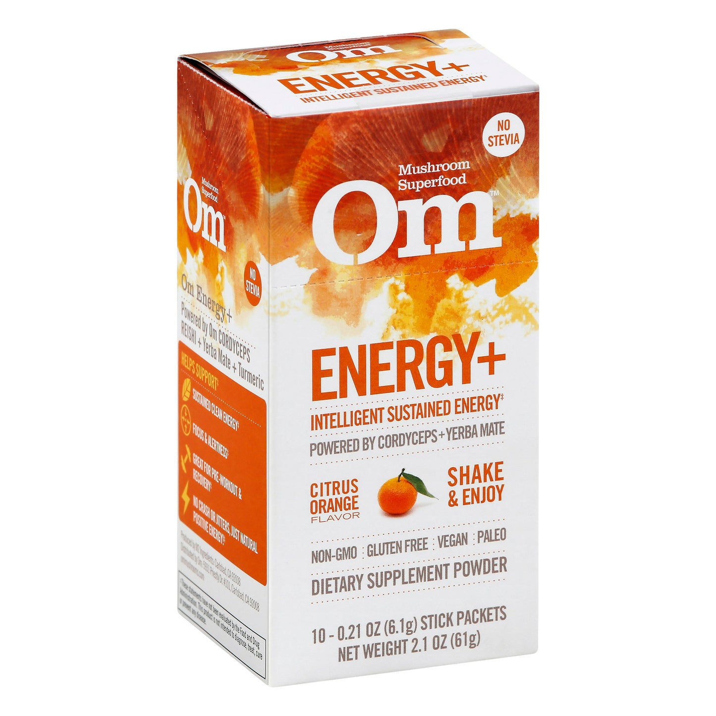 Om Mushrooms Energy+ Citrus Packet 2.2 Oz