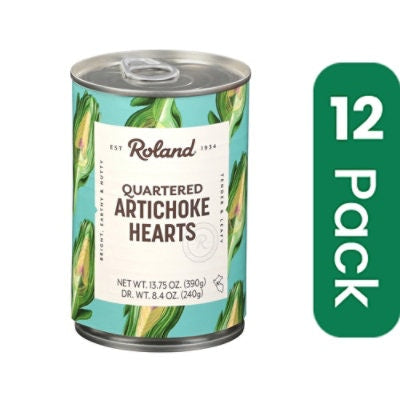 Roland Artichoke Quartered 13.75 oz (Pack of 12)