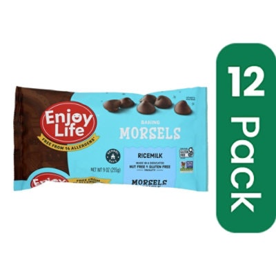 Enjoy Life - Chocolate Morsels Ricemilk Baking 9 oz (Pack of 12)