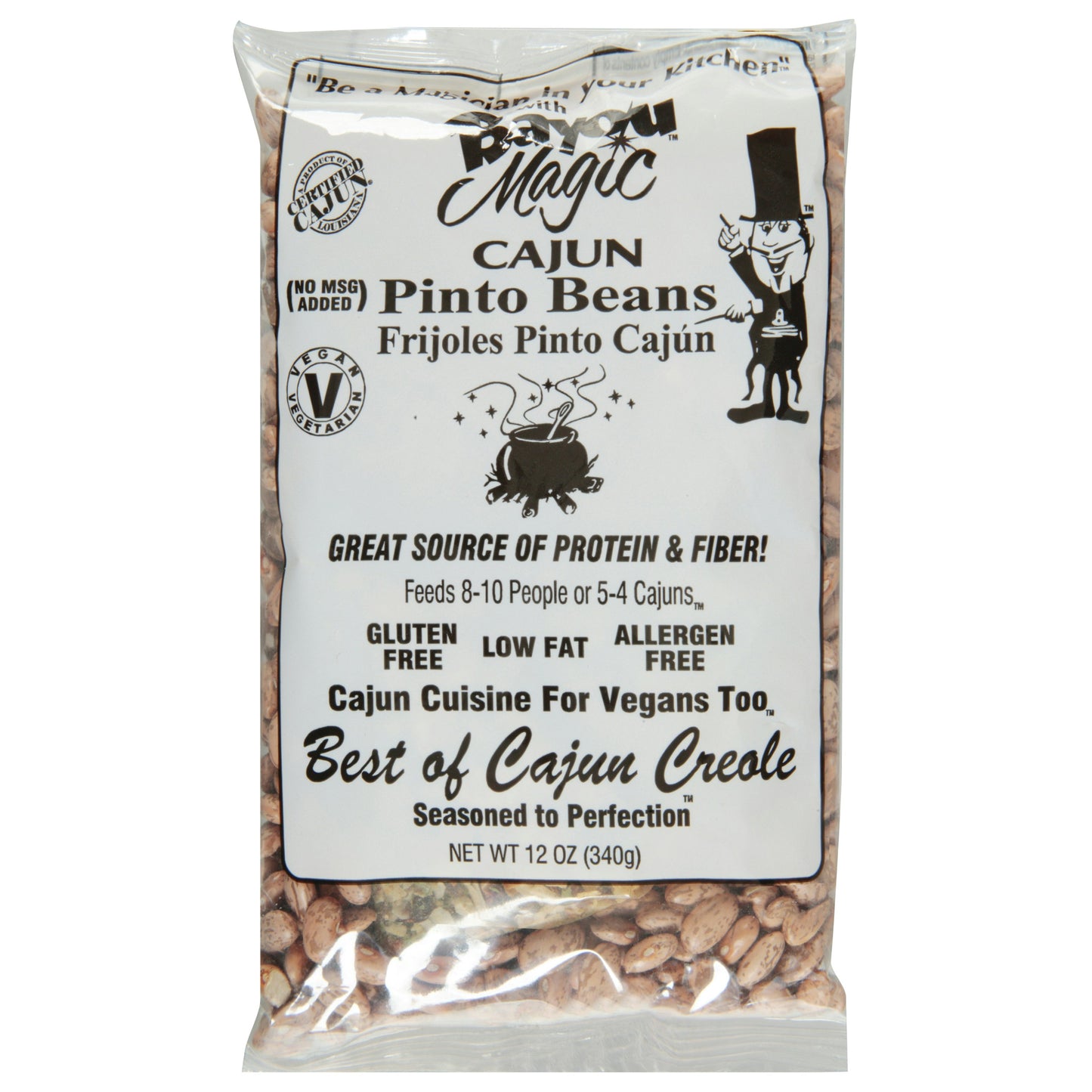 Bayou Magic Beans Pinto 12 Oz Pack of 12