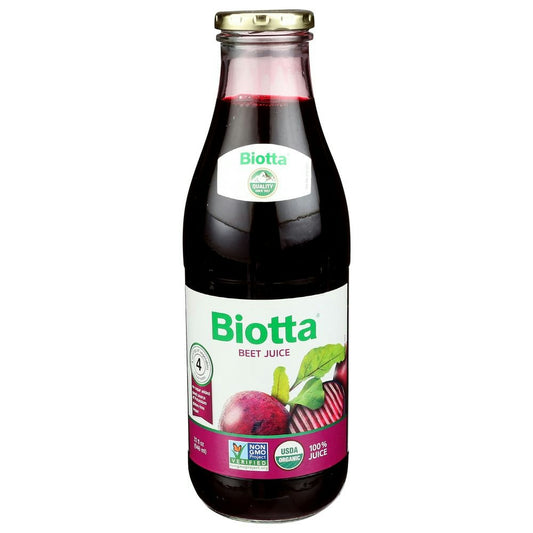 Biotta 100 Percent Beet Juice 32 Oz Pack of 6