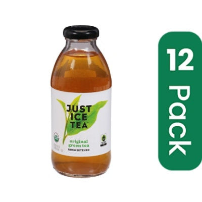 Just Ice Tea Tea Original Green Organic 16 FO (Pack of 12)