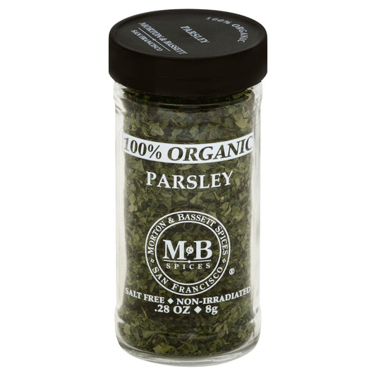 Morton & Bassett Parsley Organic 0.28 Oz Pack of 3