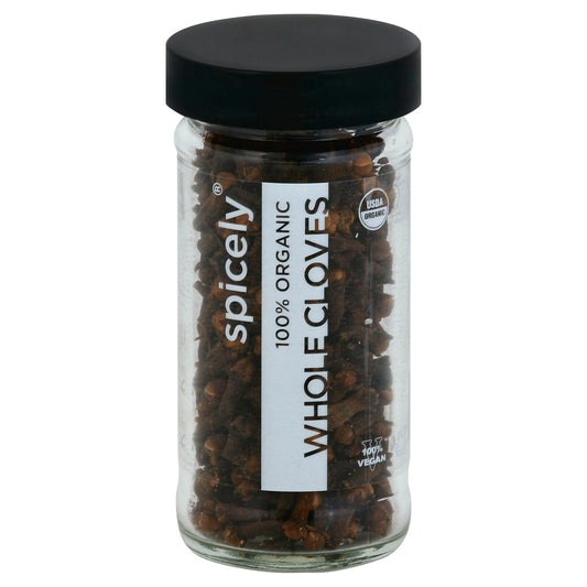 Spicely Organics Spice Cloves Whole Jar 1.1 Oz Pack of 3