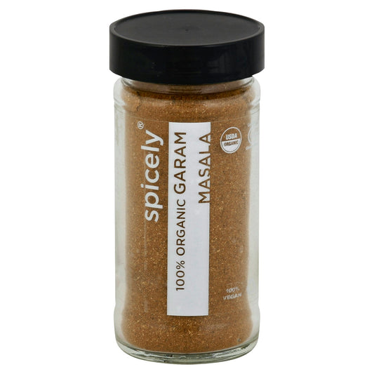 Spicely Organics Spice Garam Masala Jar 1.6 Oz Pack of 3