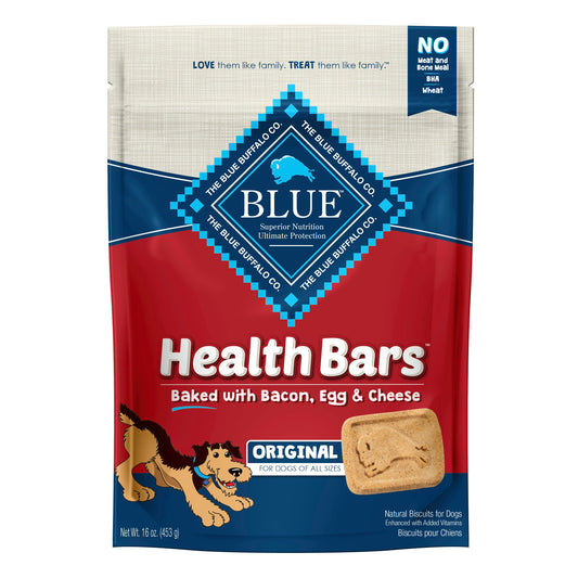 Blue Buffalo Bar Dog Health Egg Cheese 16 Oz Pack of 4