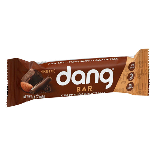 Dang Bar Crazy Rich Chocolate 1.4 Oz (Pack of 12)