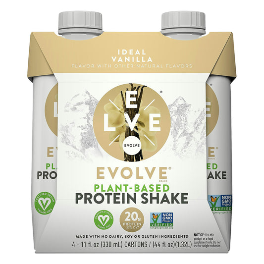 Evolve RTD Vanilla Bean 4Pack 44 Fl Oz (Pack of 3)