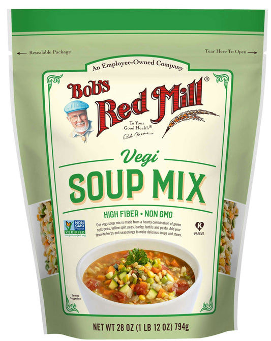 Bobs Red Mill Vegi Soup Mix - 28 Ounce (Pack of 4)