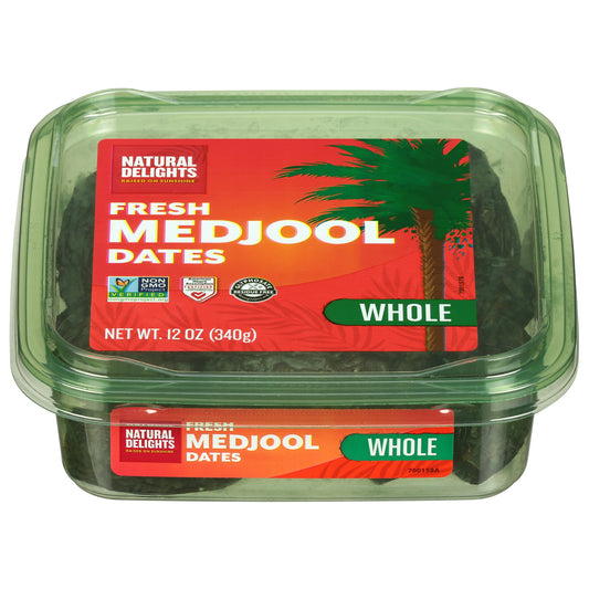 Bard Valley Dates Medjool Whole 12 Oz Pack of 12