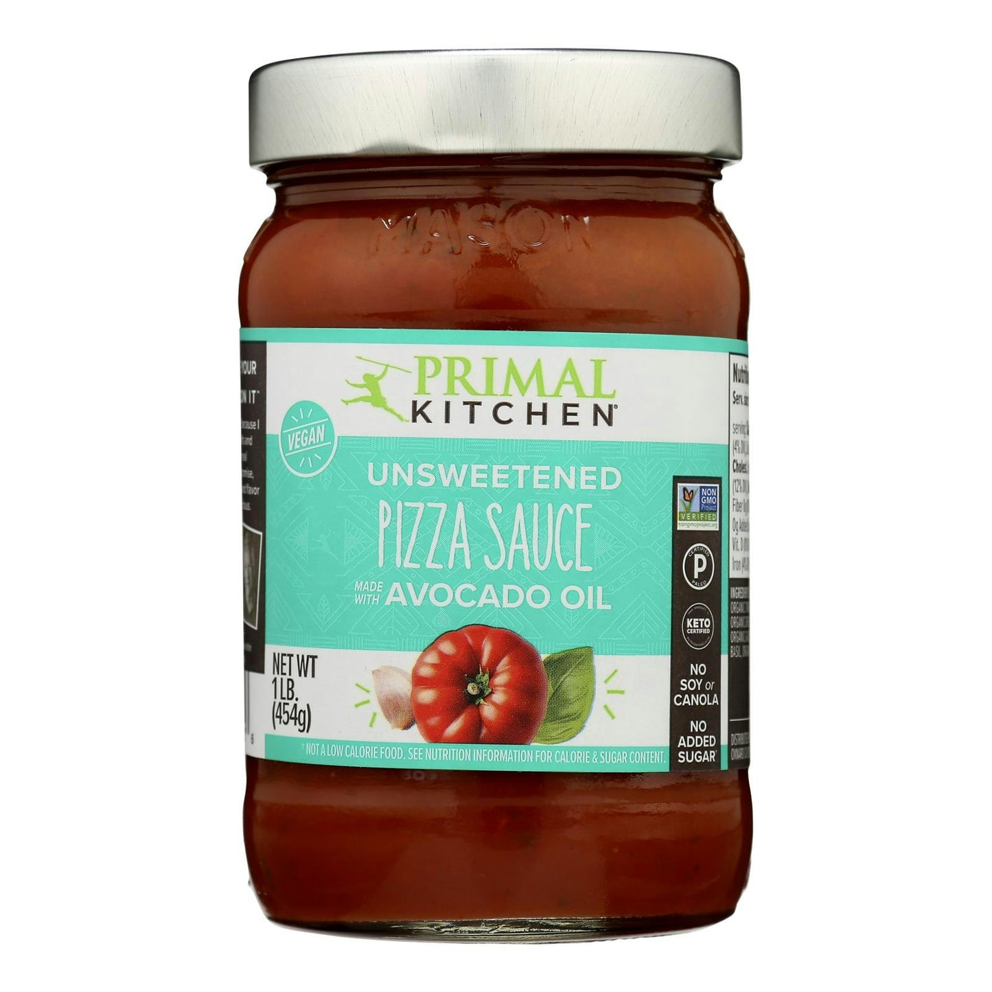 Primal Kitchen - Pizza Sauce Red Unsweetened Avocado oil 16 fl. oz (Pack of 6)