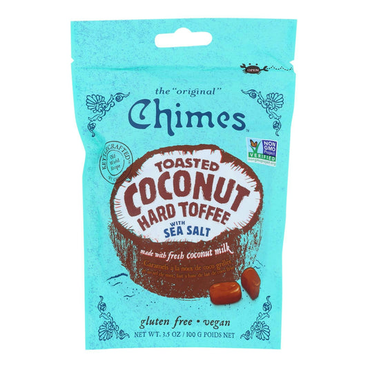 Chimes - Toffee - Toasted Coconut with Sea Salt 3.5 oz (Pack of 12)