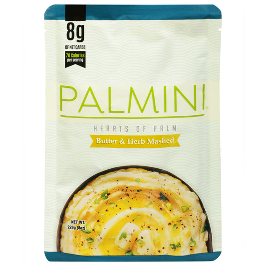 Palmini Butter Herbs Mashed Pouch - 8 OZ (Pack of 6)