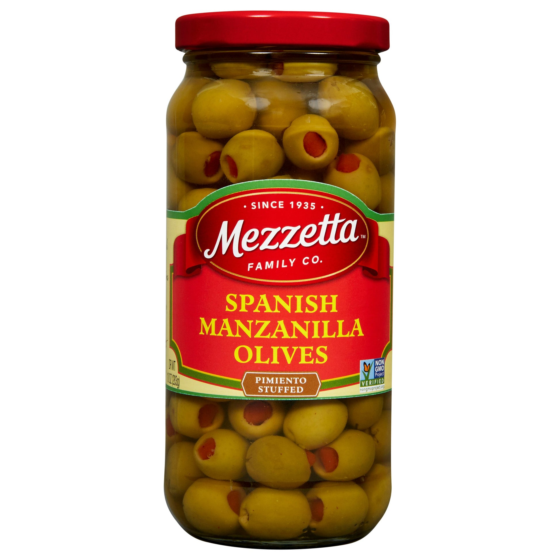 Mezzetta Olive Stuffed Pimiento Manzani 10 Oz Pack of 6