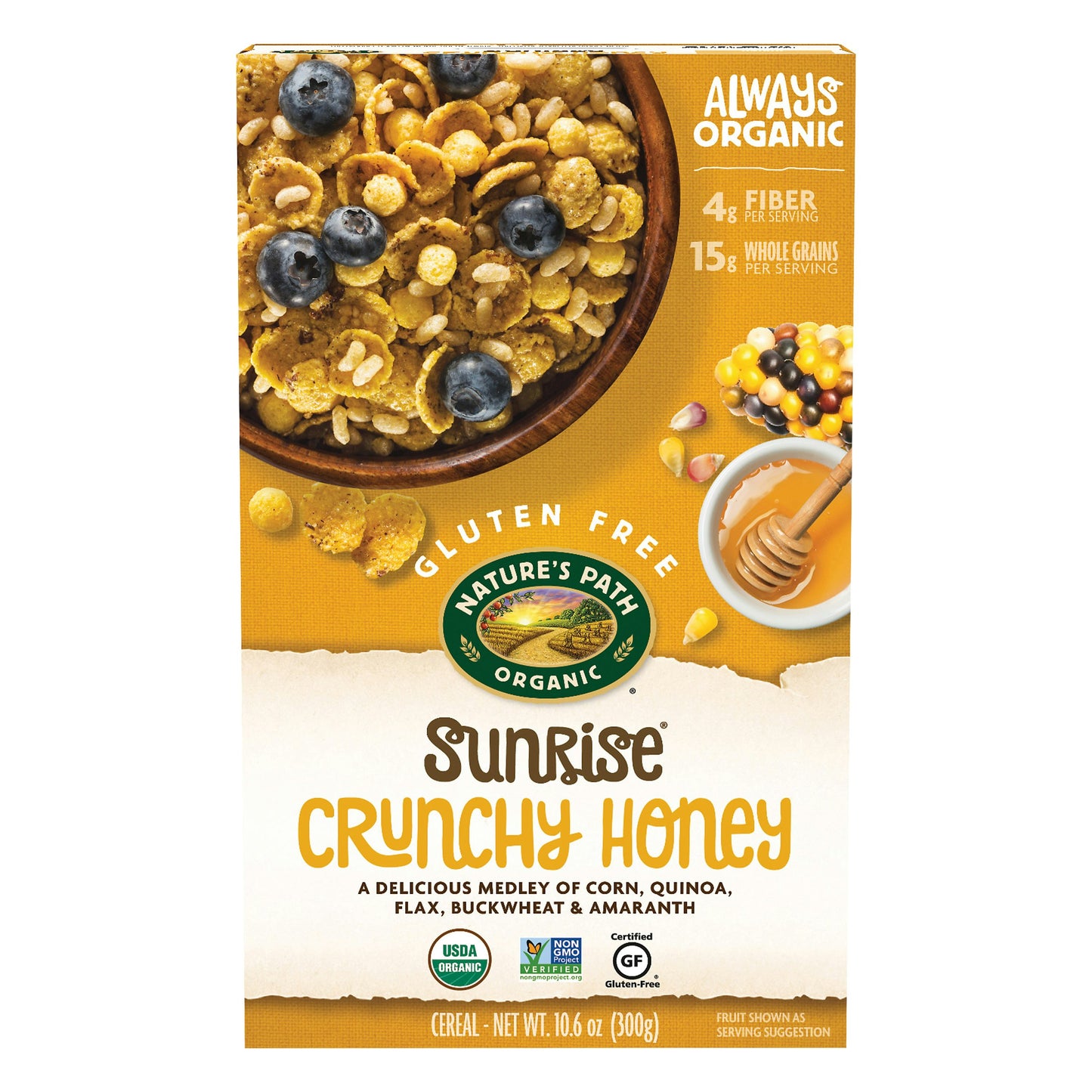 Natures Path Cereal Gluten Free Sunrise Organic 10.6 oz (Pack of 12)