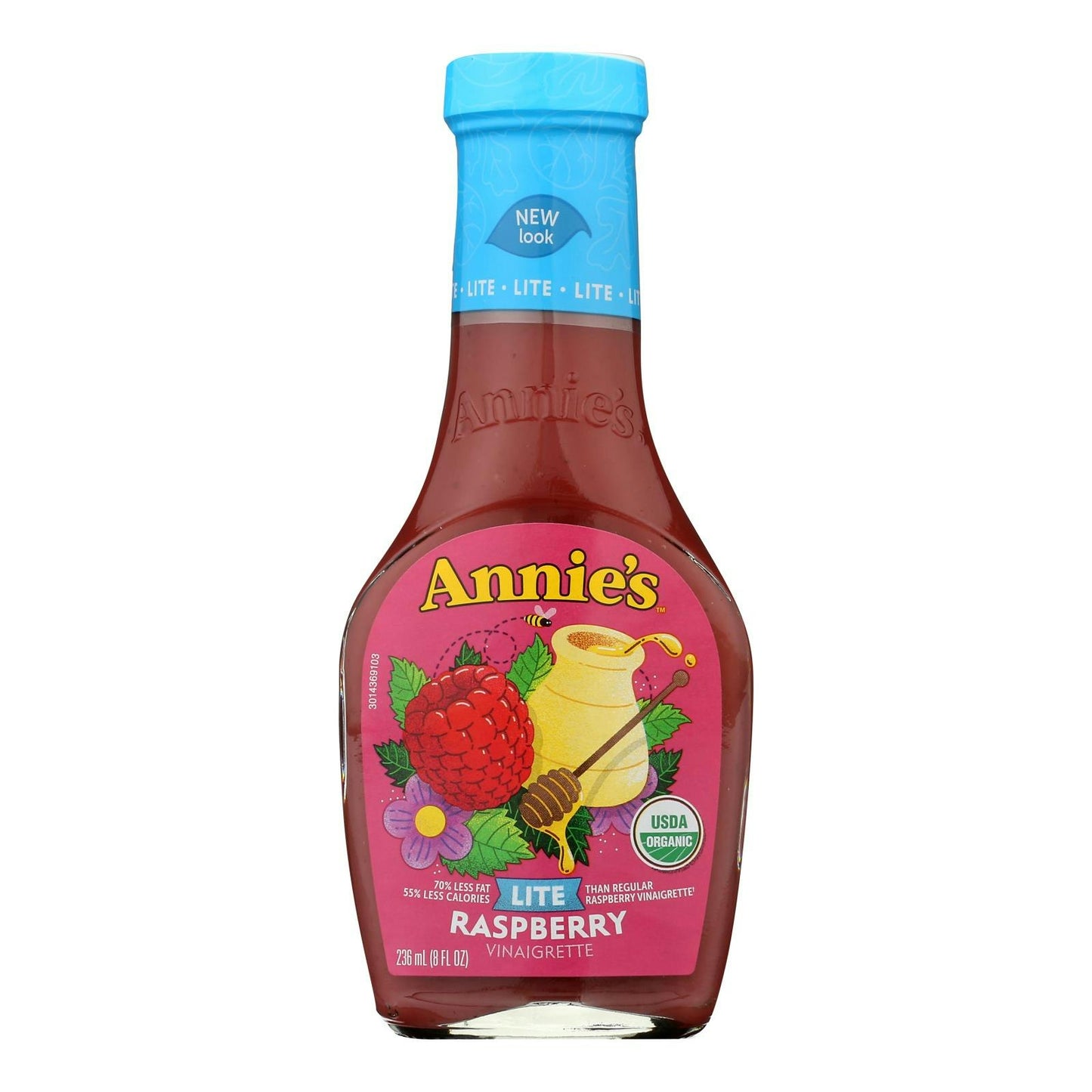 Annie's Naturals - Lite Raspberry Vinaigrette Dressing 8 fl. oz (Pack of 6)