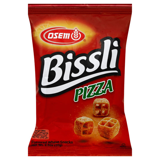 Osem Specialty Food Pizza Flavor Bissli - 2.5 Oz (Pack of 24)