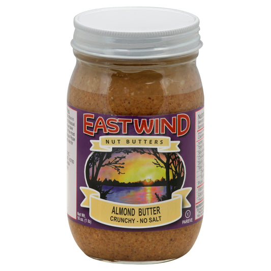 East Wind Nut Butter Almond Crunch 16 oz (Pack Of 6)