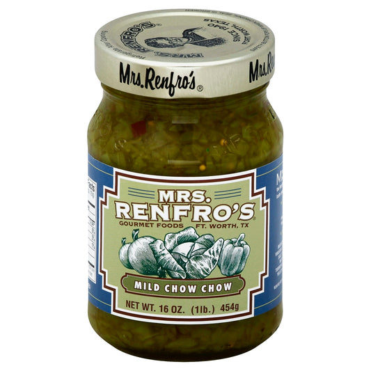 Mrs Renfro Chow Chow Mild 16 Oz Pack of 6