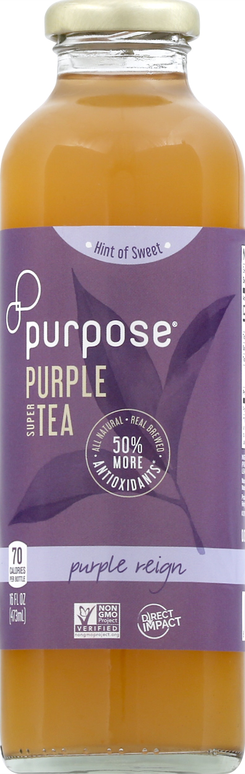 Purpose Tea Tea Purple Reign 16 Oz (Pack of 12)