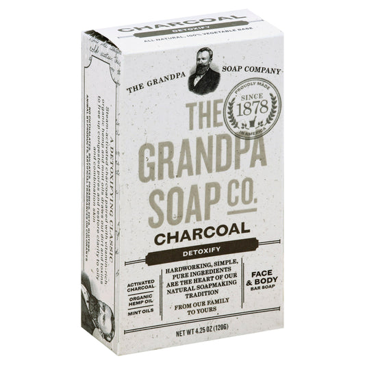 Grandpas Soap Bar Charcoal 4.25 oz (Pack of 3)