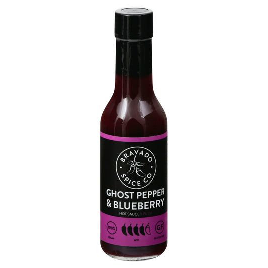 Bravado Spice Sauce Hot Ghost Pepper Blueberry 5 FO (Pack of 6)