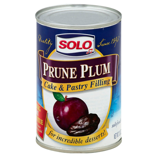 Solo Filling Prune 12 Oz (Pack of 6)