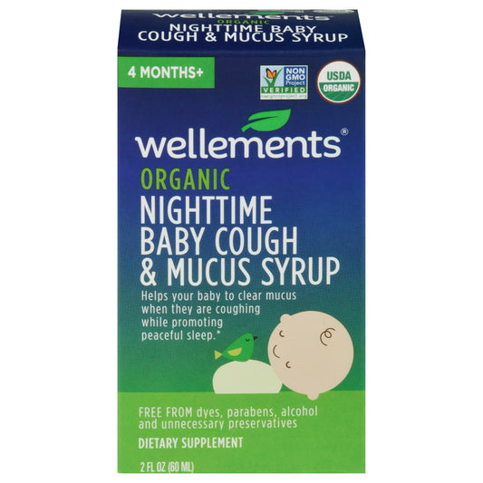 Wellements Cough Mucus Baby Nighttime 2 Fo Pack of 3